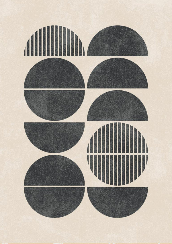 Half Circles Poster