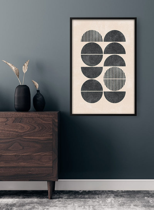 Half Circles Poster