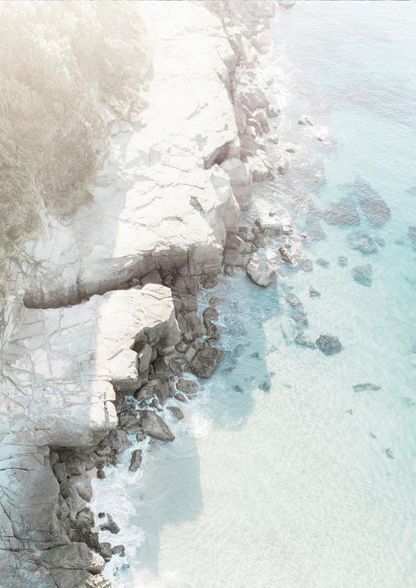 Rocky beach Poster