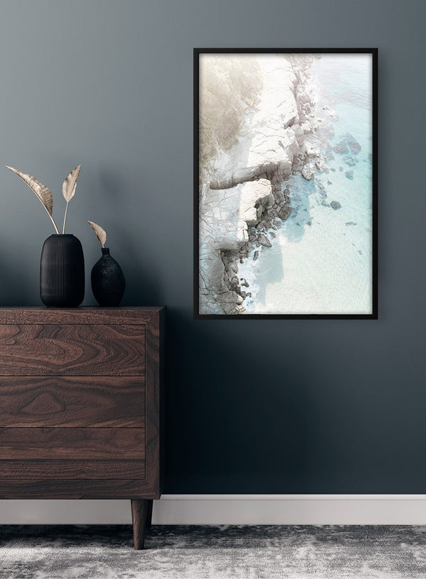 Rocky beach Poster