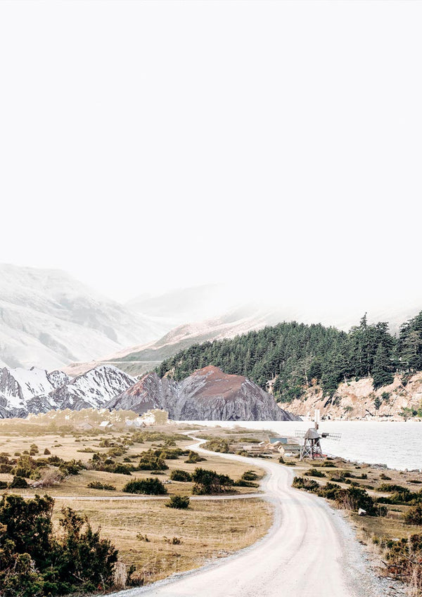 Mountain road Poster
