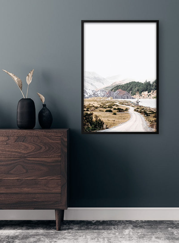 Mountain road Poster