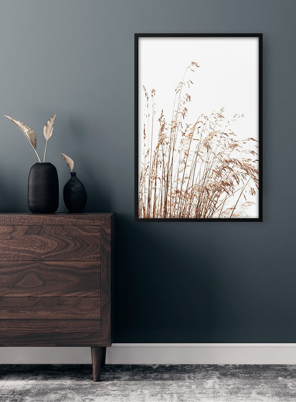 Abstract Reeds No. 2 Poster