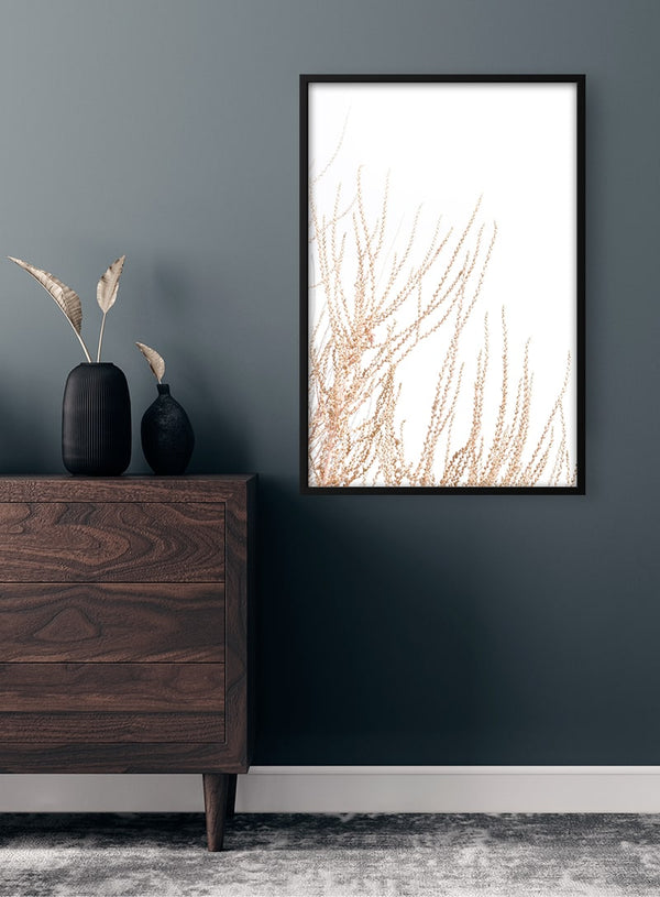 Abstract Reeds No. 4 Poster
