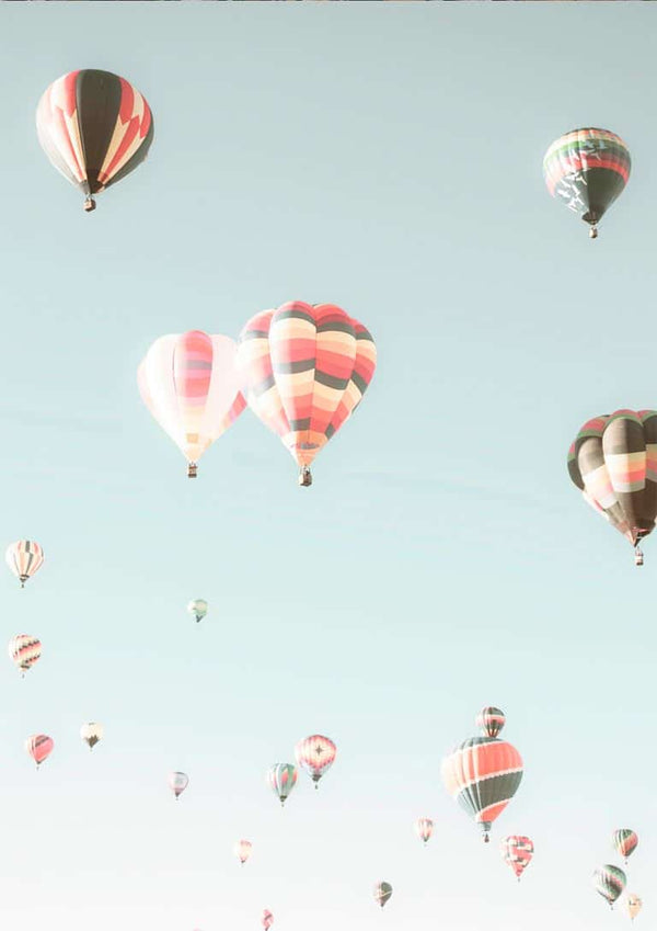 Hot Air Balloons Poster