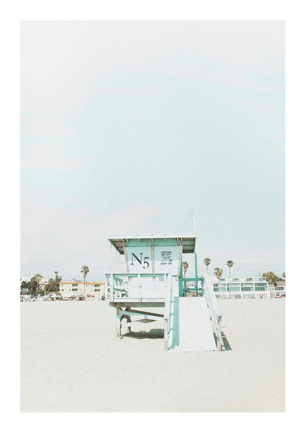 Beach Tower Naturposter
