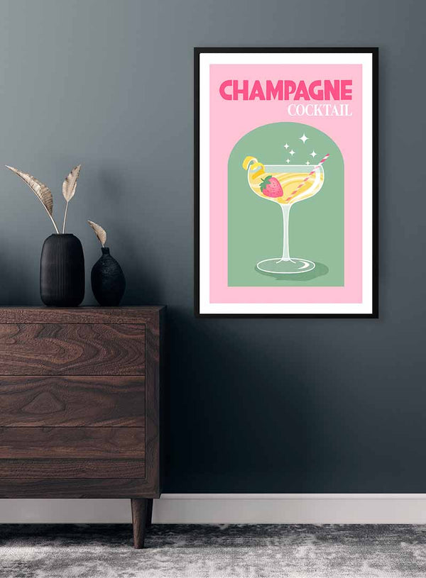 Champagne Cocktail Poster