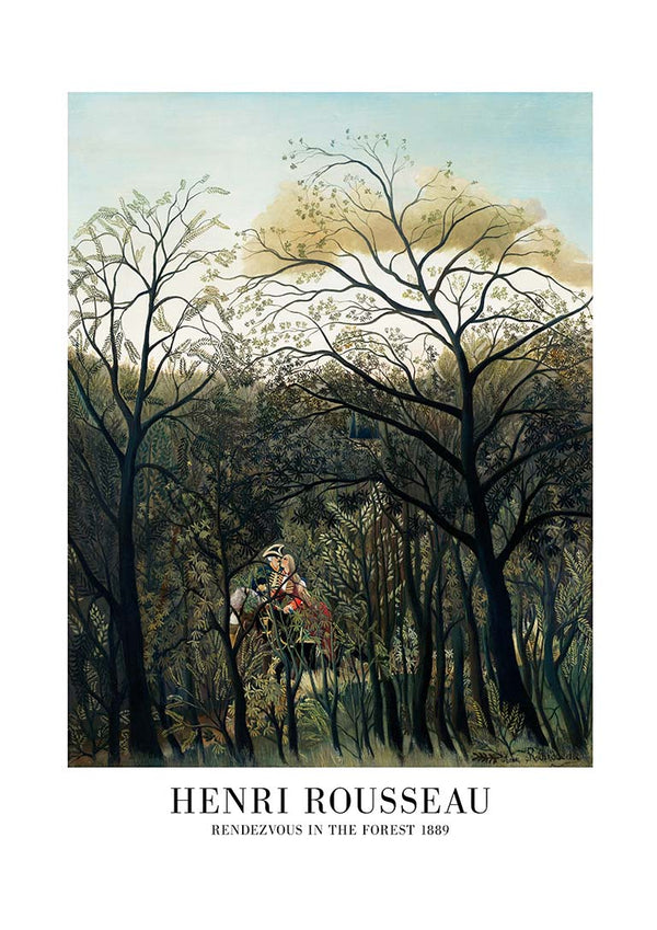 Rendezvous In The Forest - Henri Rousseau