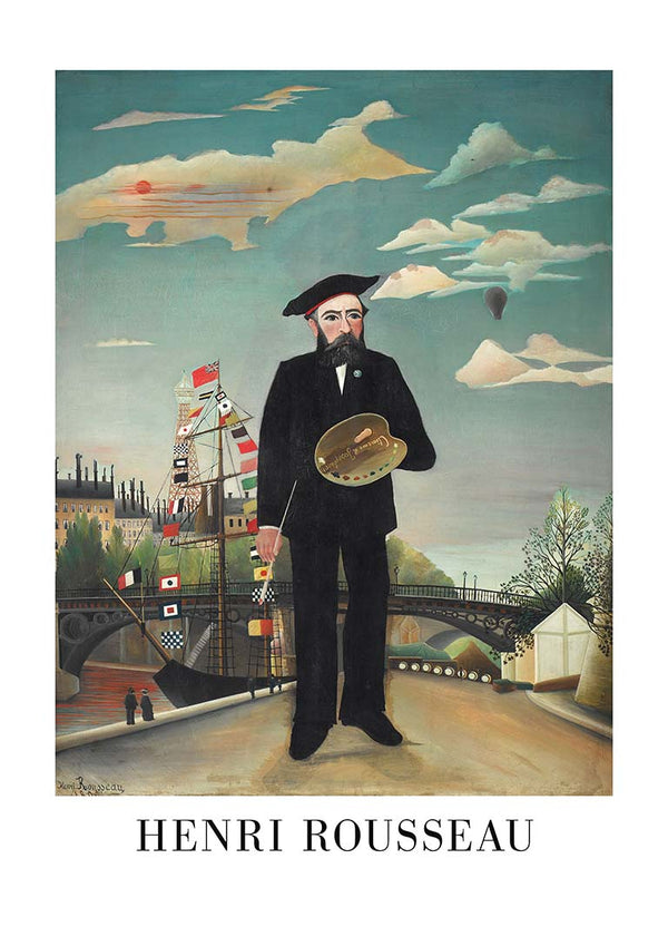 Self Portrait 1890 - Henri Rousseau