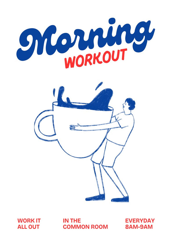 Morning workout - coffee love