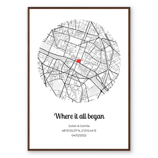 Where it all began - Personalized Poster