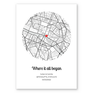 Where it all began - Personalized Poster