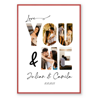 You & Me - Personalized Poster