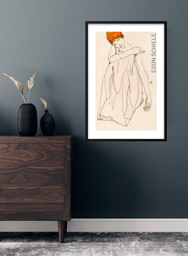 Dancer (1913) by Egon Schiele poster